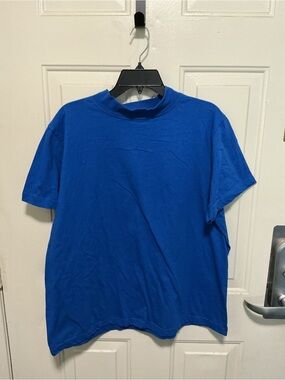 Men's Solid Royal Blue Short Sleeve Tee